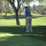 golfer practicing short game golf strategy