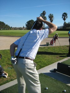 golfers spine angle at address