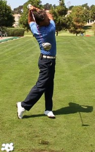 Bill McKinney Showing Proper Golf Swing Finish Position