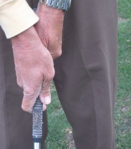 weak golf grip