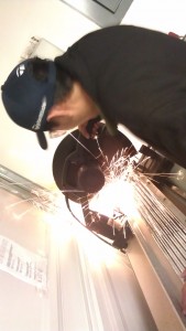 cutting golf shafts