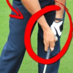 flat left wrist at Impact